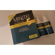 Препарат против выпадения волос для мужчин, Hair Regrowth Treatment for men MINOXI minoxidil 5% 2x80 ml